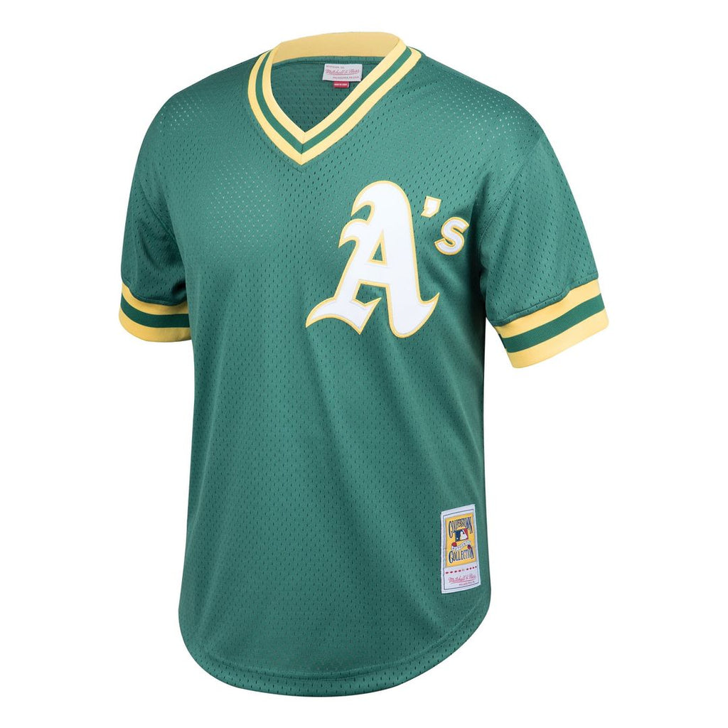 Athletics Mitchell & Ness Authentic Jersey Green