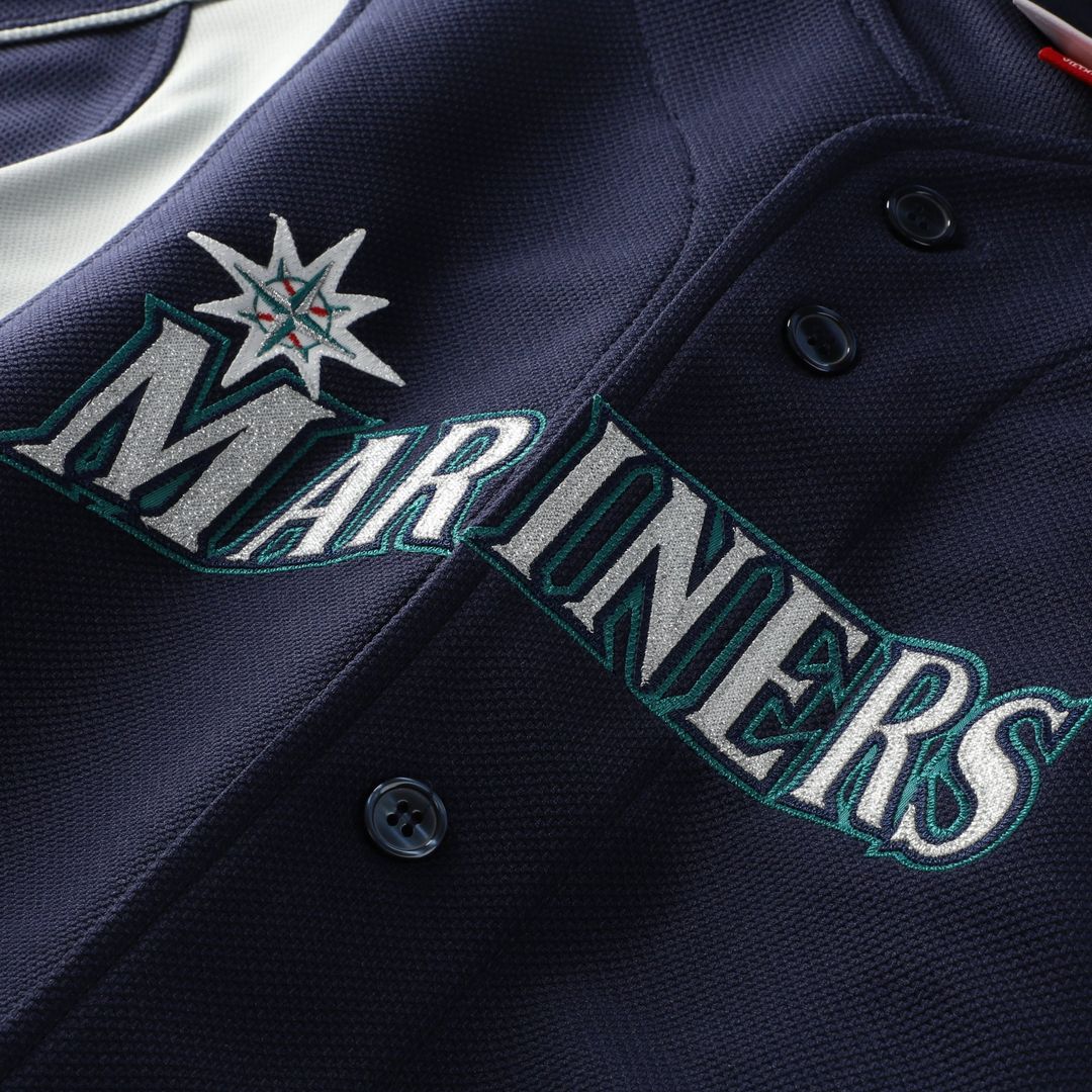 Seattle Mariners Mitchell & Ness Jersey Navy