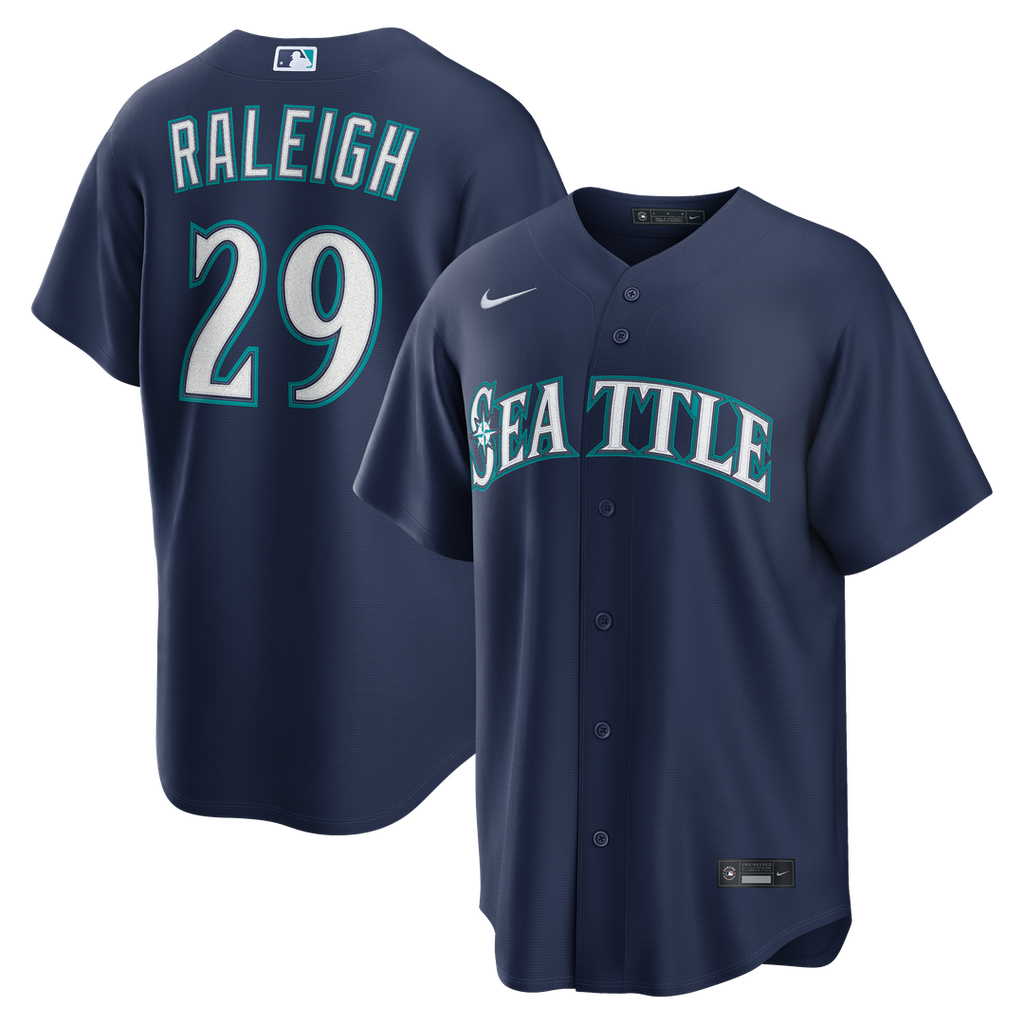 Seattle Mariners Nike Replica Jersey Navy