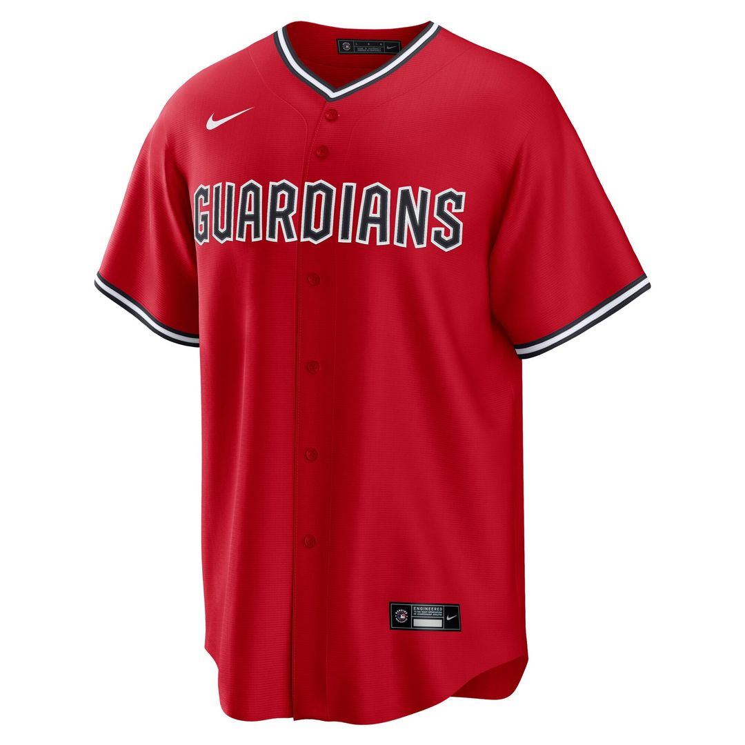 Cleveland Guardians Nike Replica Jersey Red