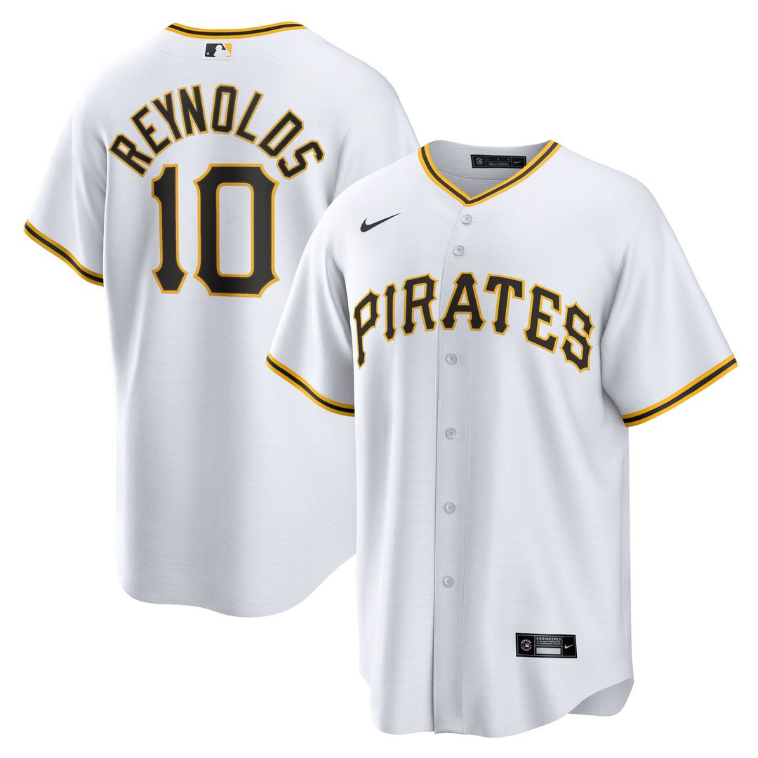 Pittsburgh Pirates Nike White Replica MLB baseball jersey