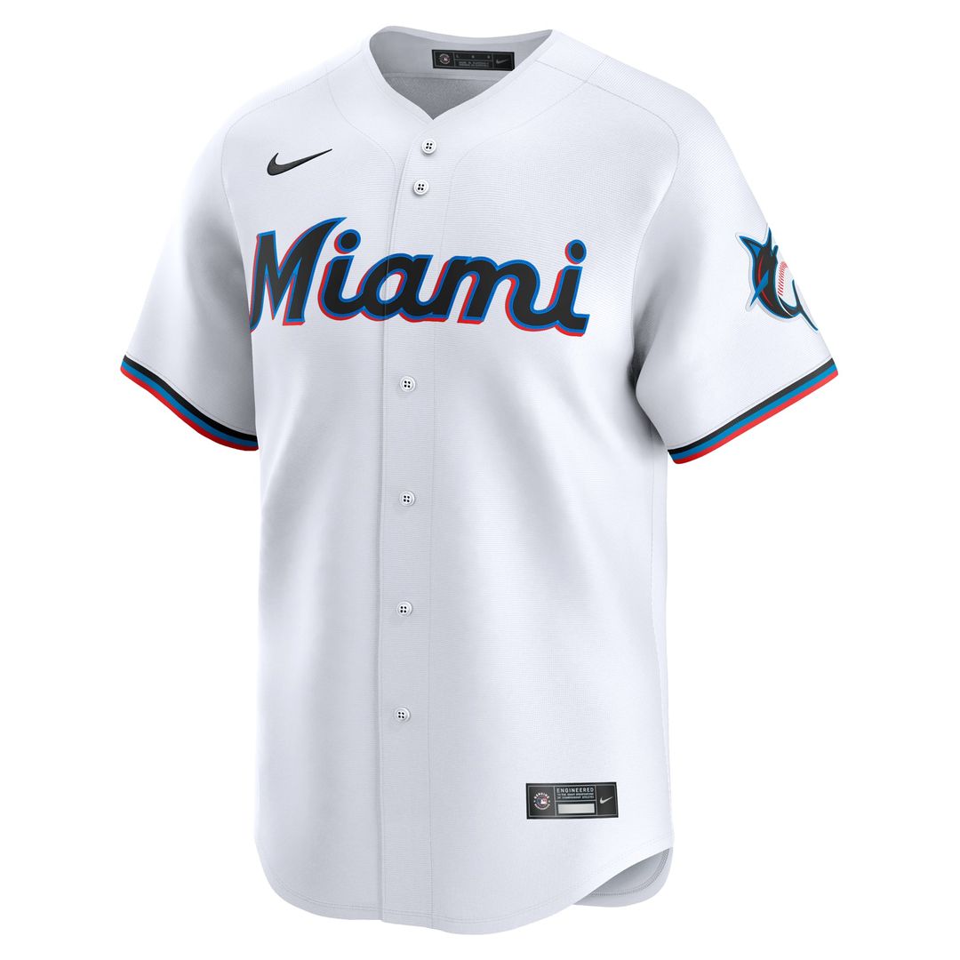 Miami Marlins Nike Authentic Jersey White