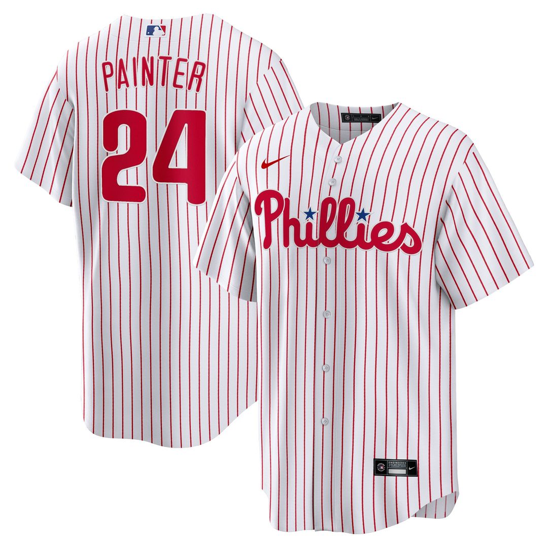 Philadelphia Phillies Nike White Replica MLB baseball jersey