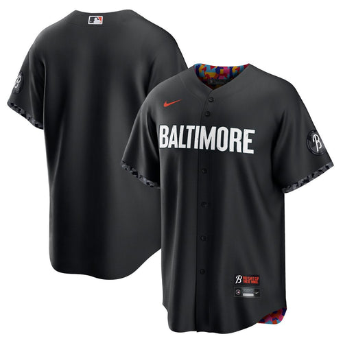 Baltimore Orioles Nike Black Replica MLB baseball jersey