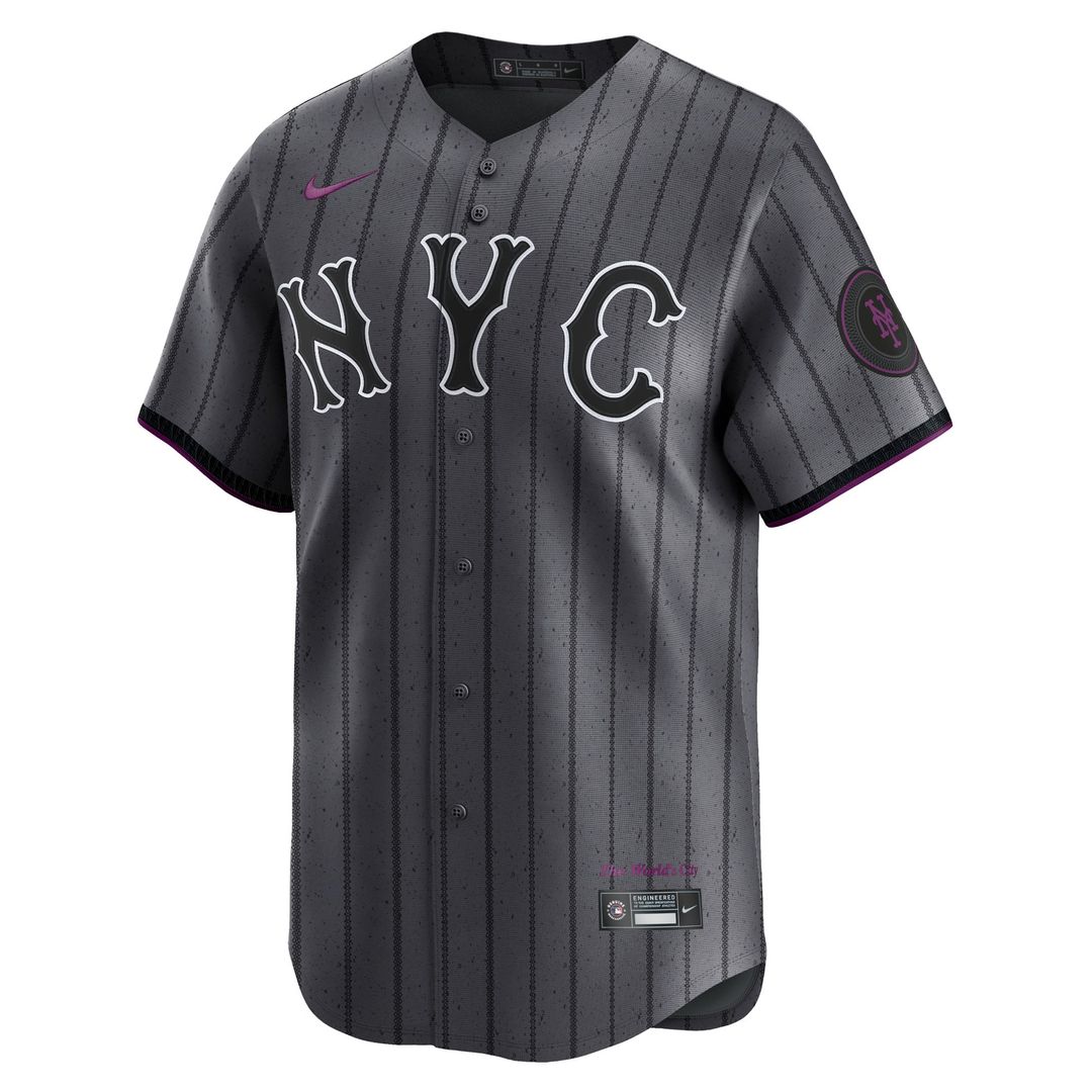New York Mets Nike Jersey Gray