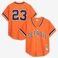 Detroit Tigers Mitchell & Ness Orange MLB baseball jersey