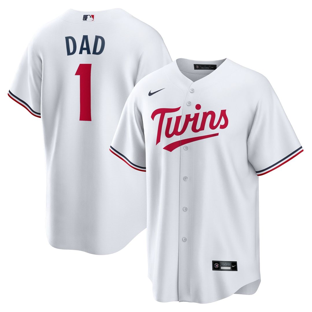 Minnesota Twins Nike White Replica MLB baseball jersey