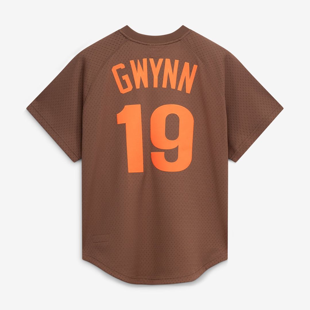 San Diego Padres Mitchell & Ness Authentic Jersey Brown