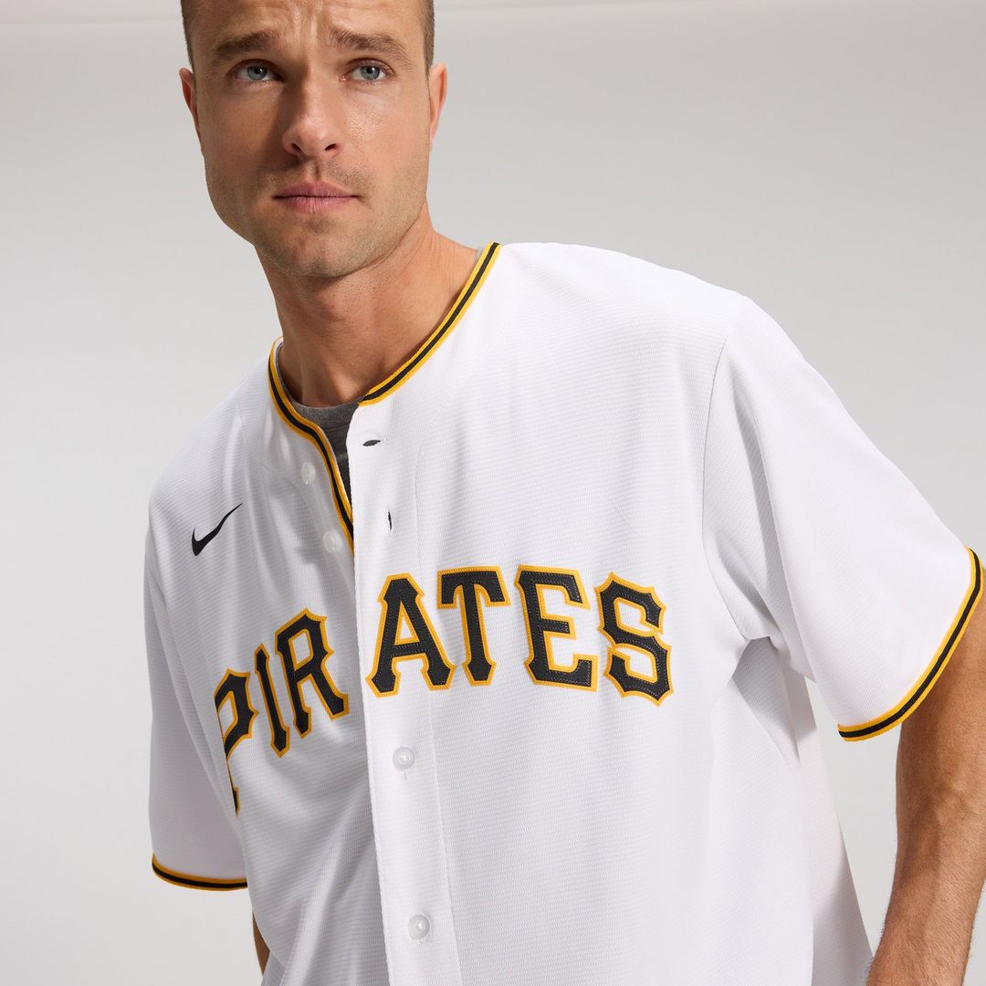Pittsburgh Pirates Nike Replica Jersey White