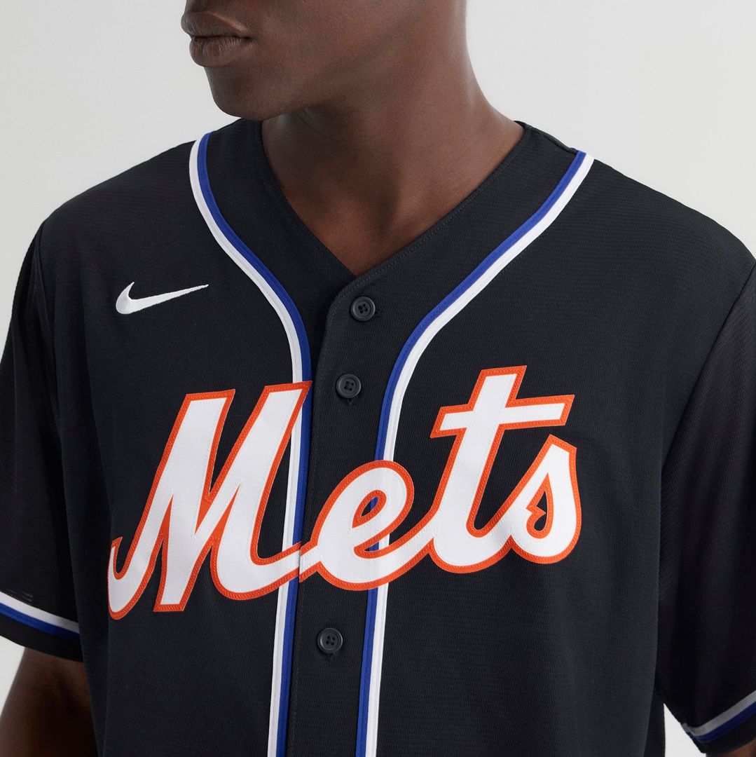 New York Mets Nike Replica Jersey Black