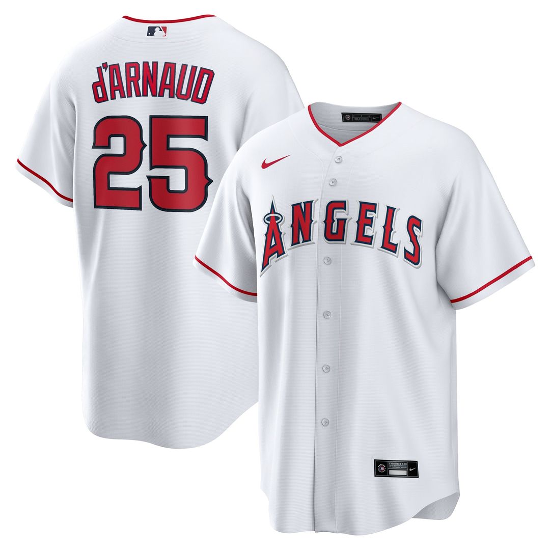 Los Angeles Angels Nike White Replica MLB baseball jersey
