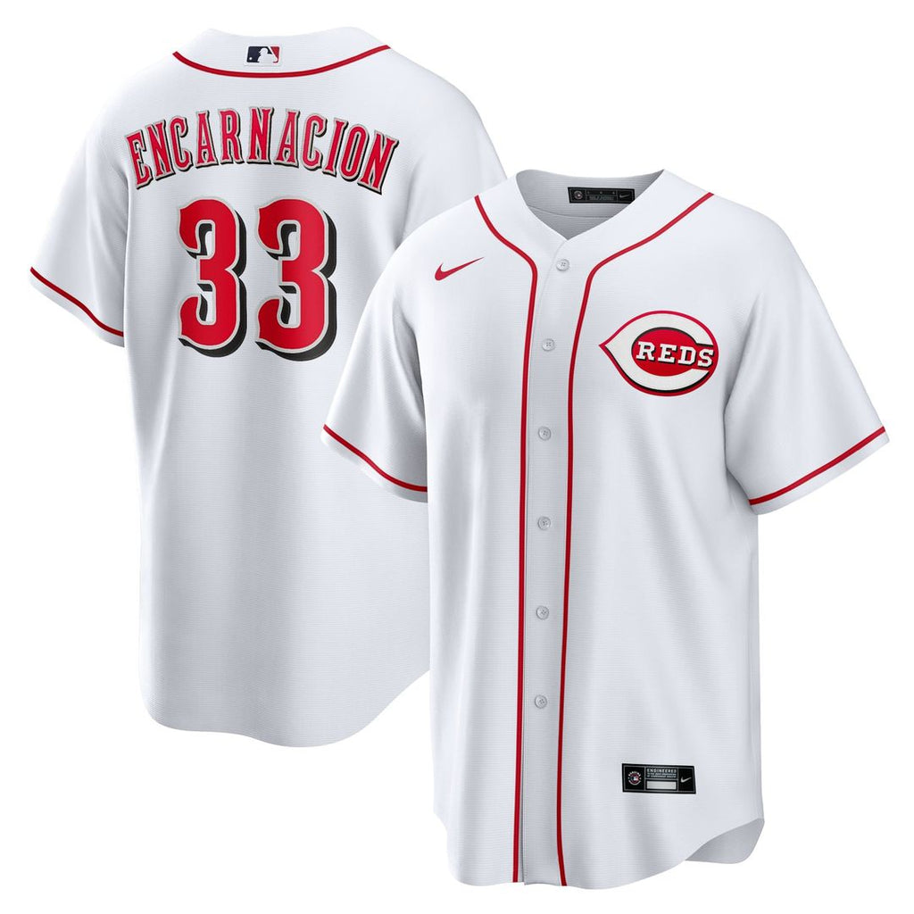 Cincinnati Reds Nike White Replica MLB baseball jersey