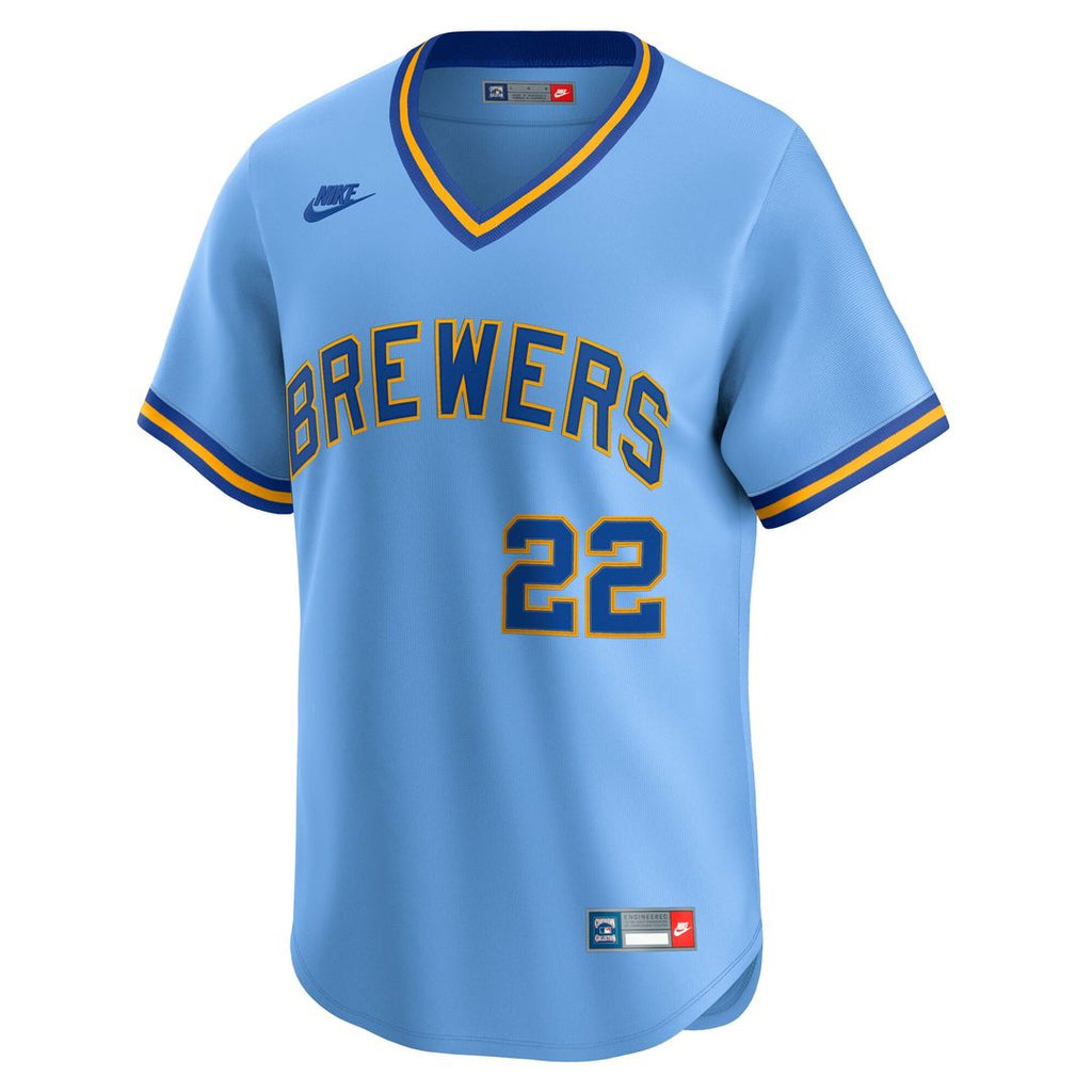 Milwaukee Brewers Nike Jersey Blue