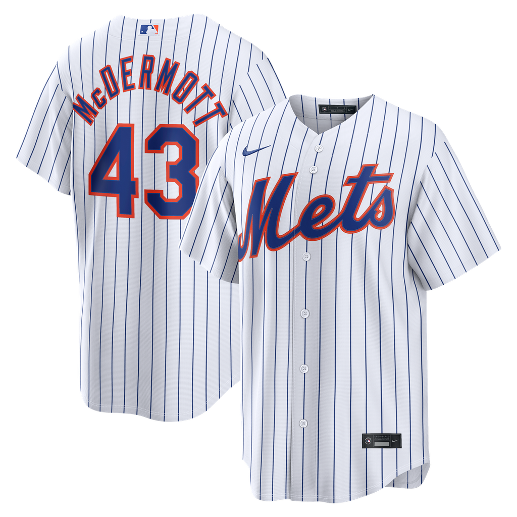 New York Mets Nike White Replica MLB baseball jersey