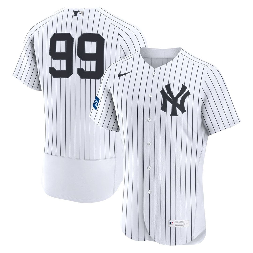 New York Yankees Nike White Authentic MLB baseball jersey