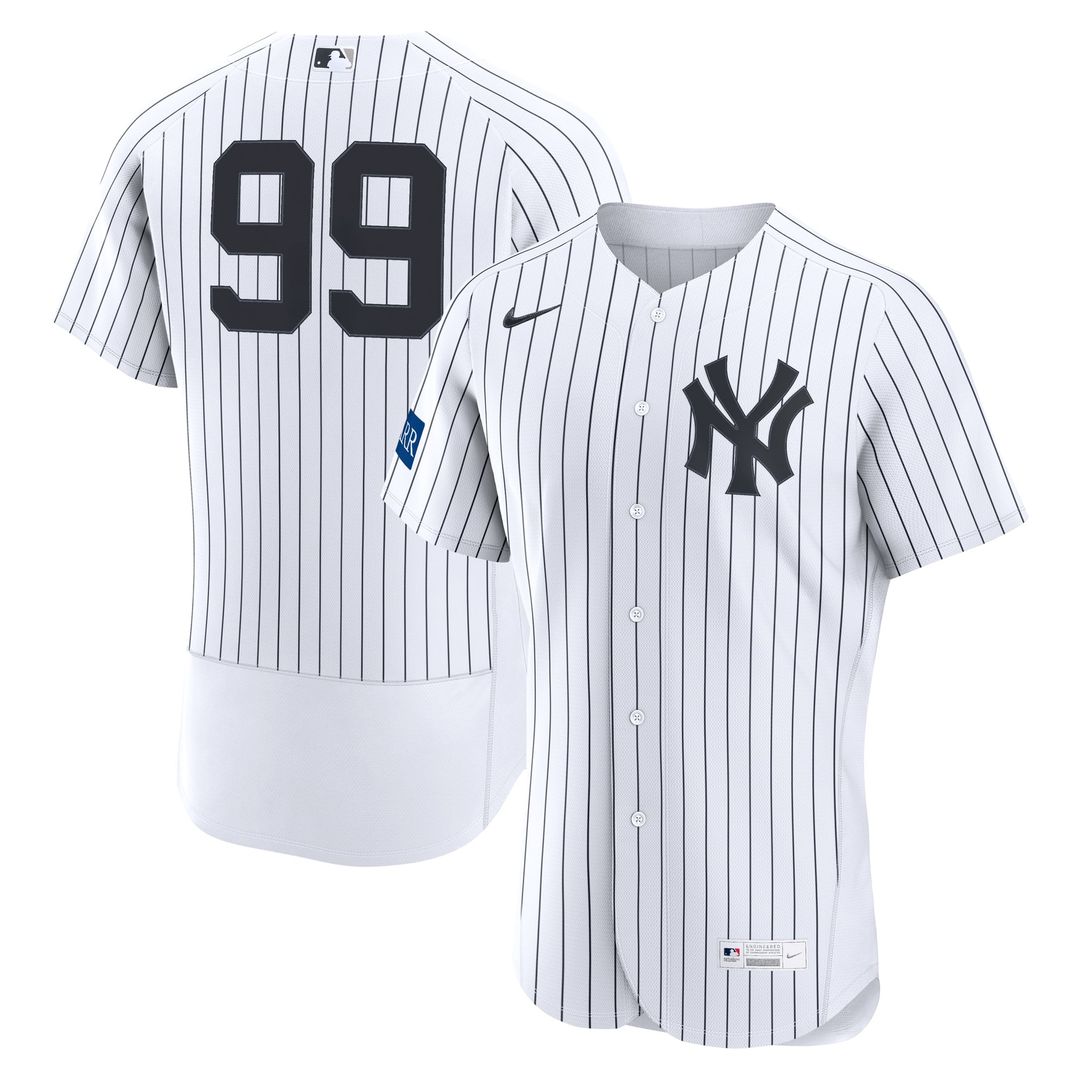 New York Yankees Nike White Authentic MLB baseball jersey