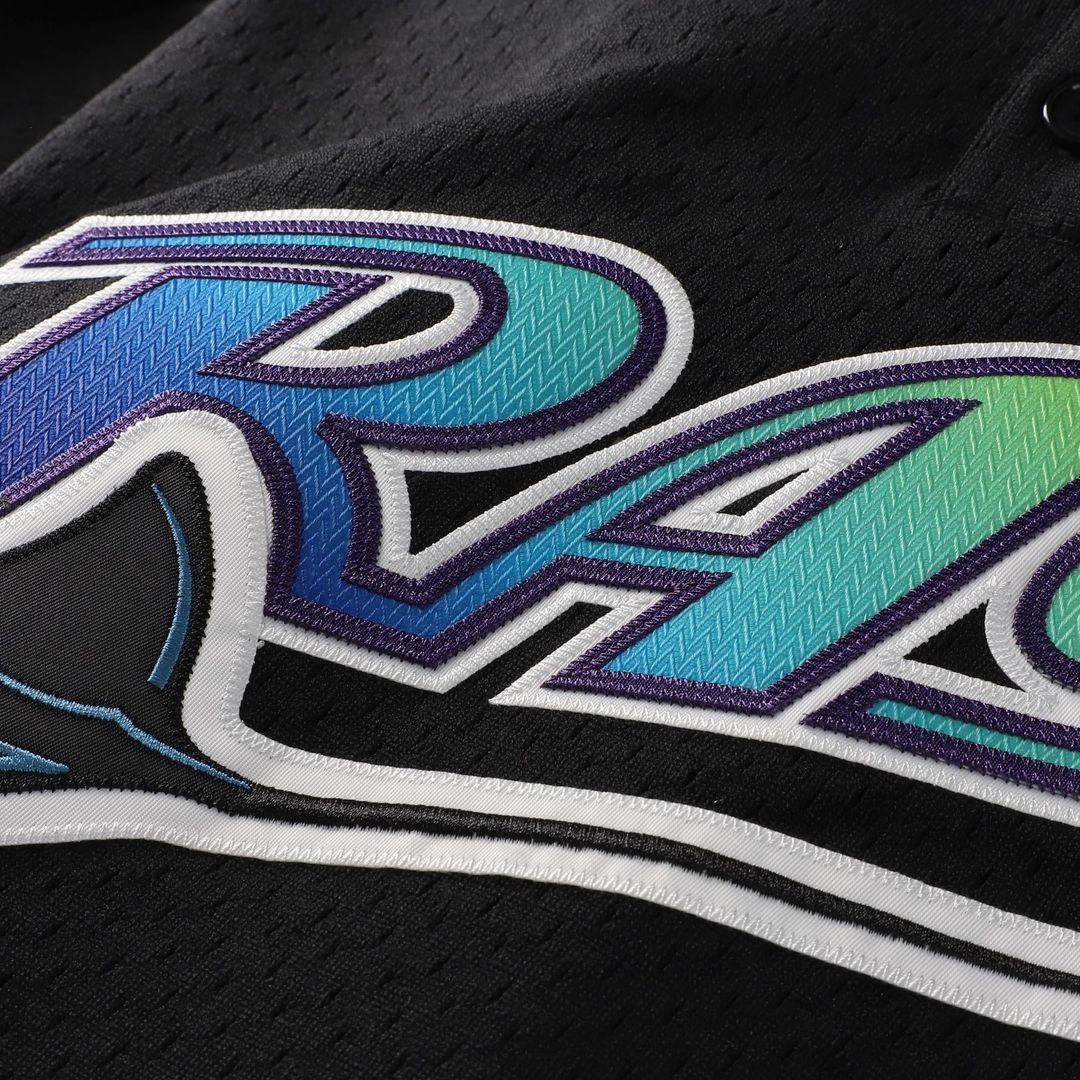 Tampa Bay Rays Mitchell & Ness Authentic Jersey Black