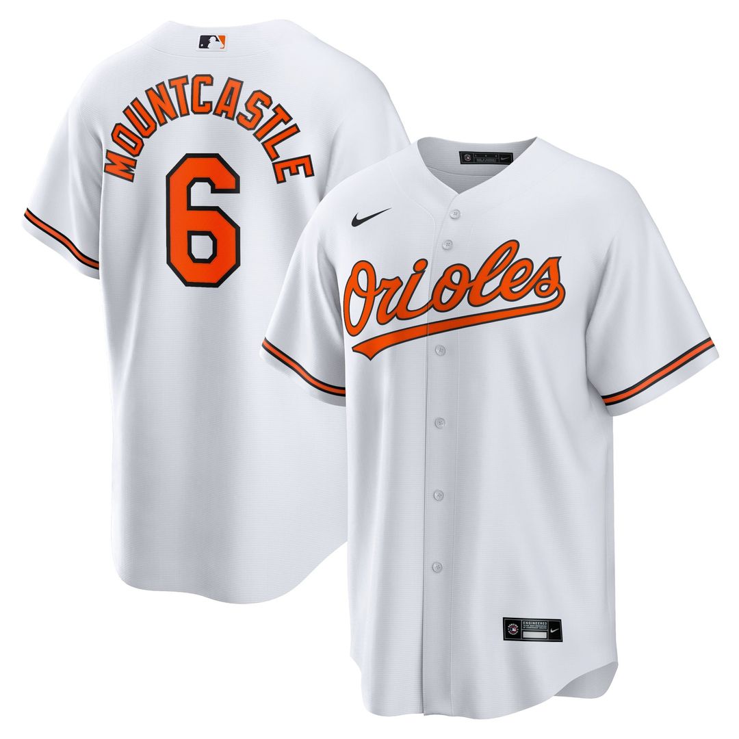 Baltimore Orioles Nike White Replica MLB baseball jersey