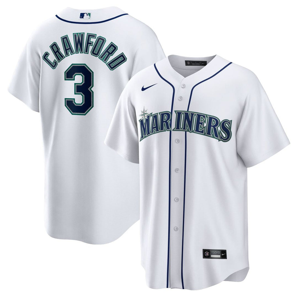 Seattle Mariners Nike White Replica MLB baseball jersey