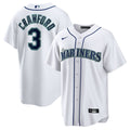 Seattle Mariners Nike White Replica MLB baseball jersey