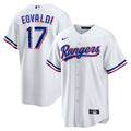 Texas Rangers Nike White Replica MLB baseball jersey
