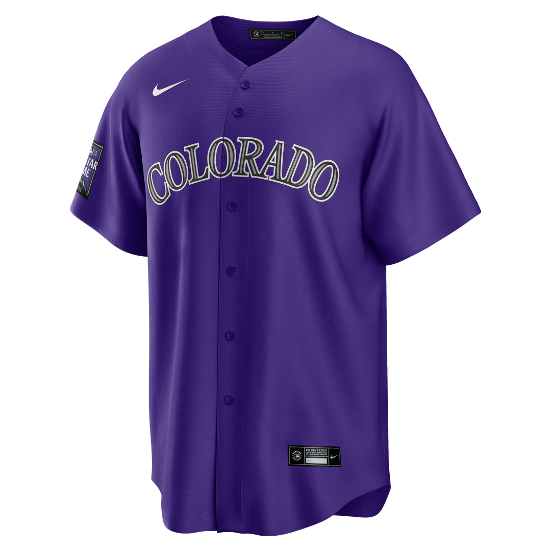 Colorado Rockies Nike Replica Jersey Purple