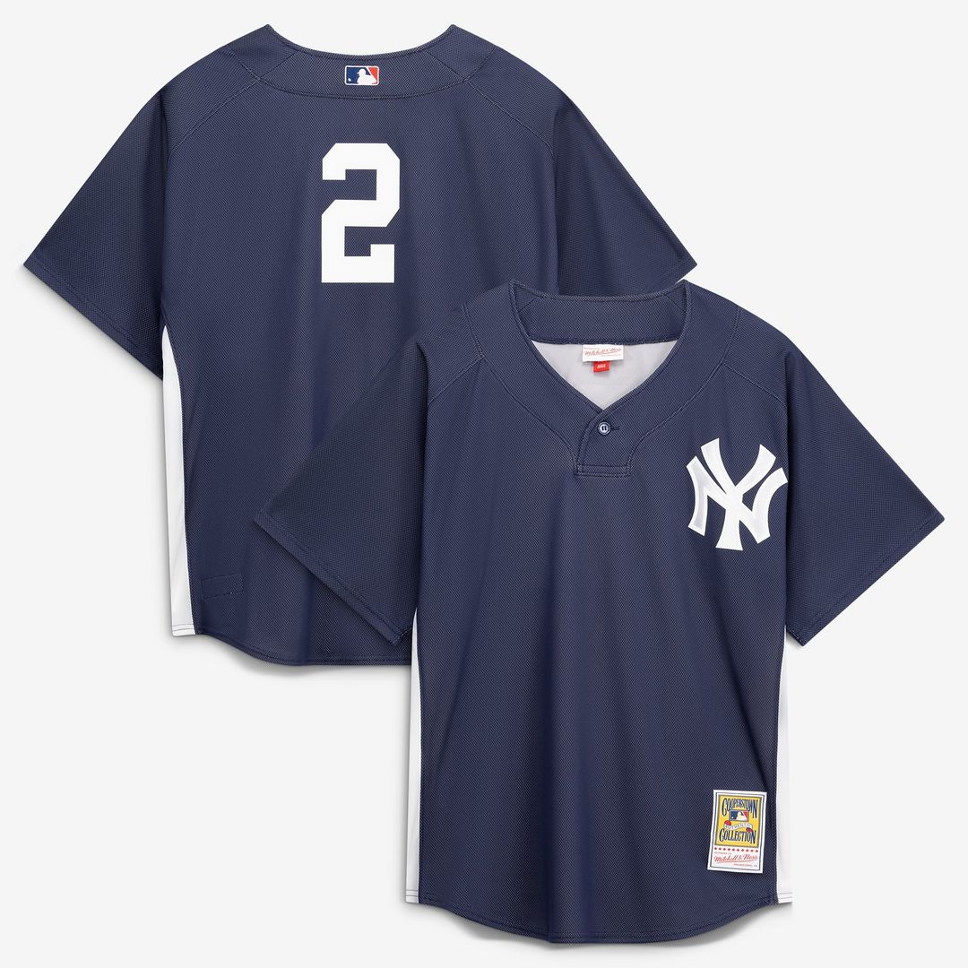New York Yankees Mitchell & Ness Navy Authentic MLB baseball jersey