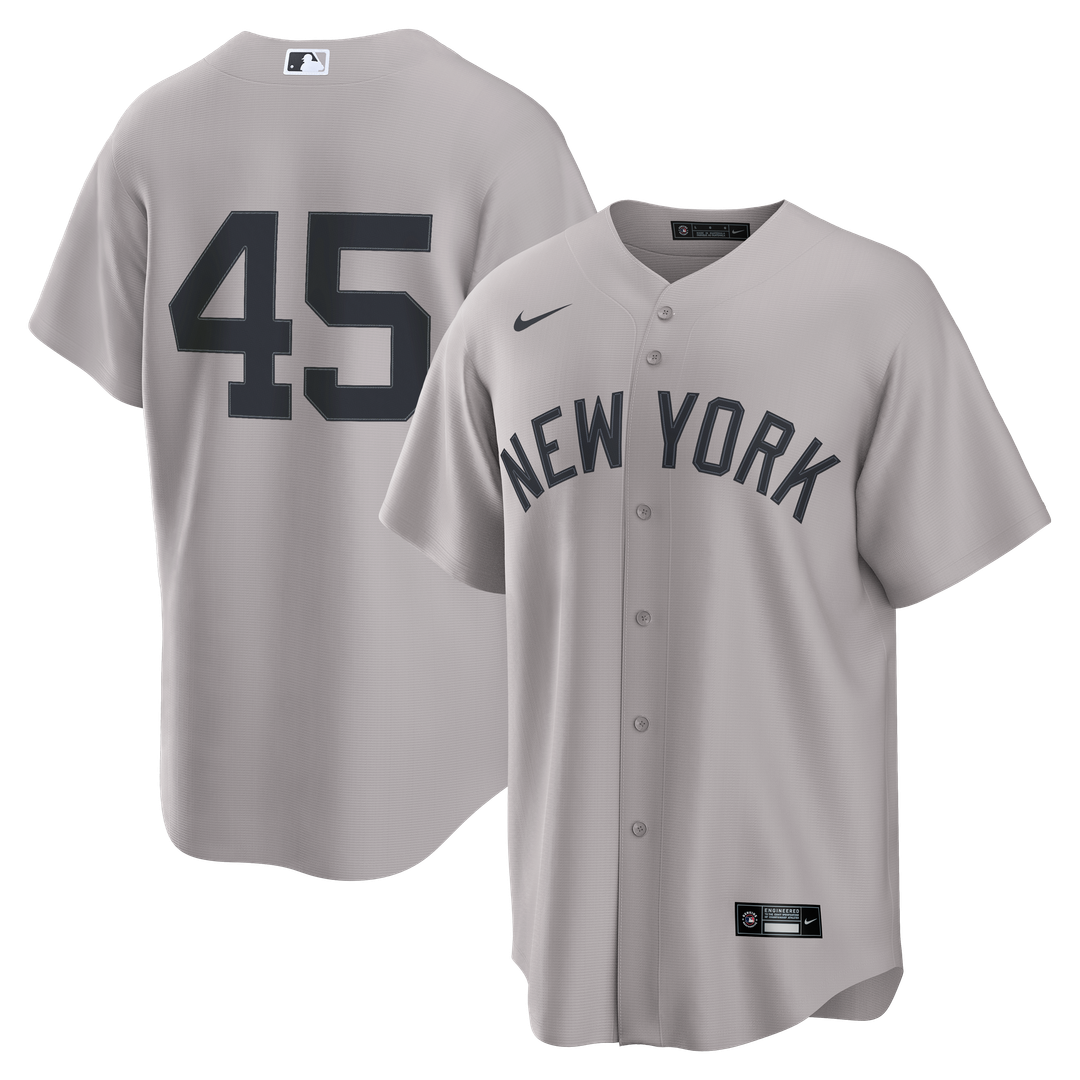 New York Yankees Nike Gray Replica MLB baseball jersey