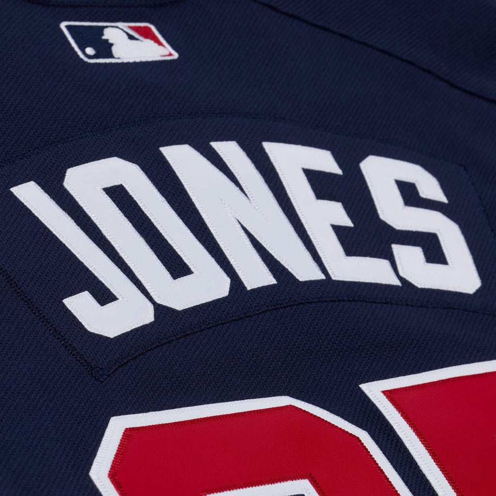 Atlanta Braves Mitchell & Ness Authentic Jersey Navy