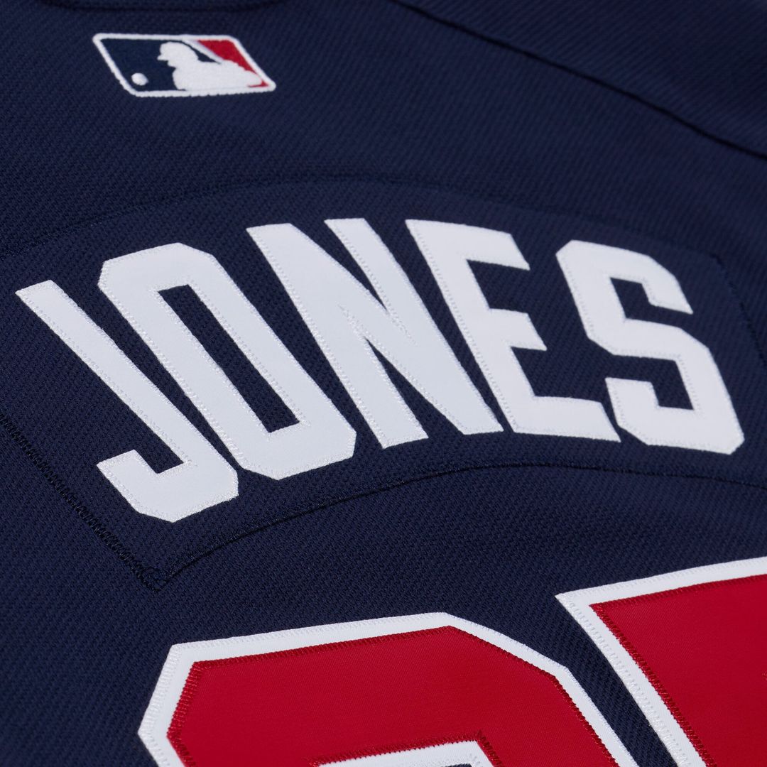 Atlanta Braves Mitchell & Ness Authentic Jersey Navy