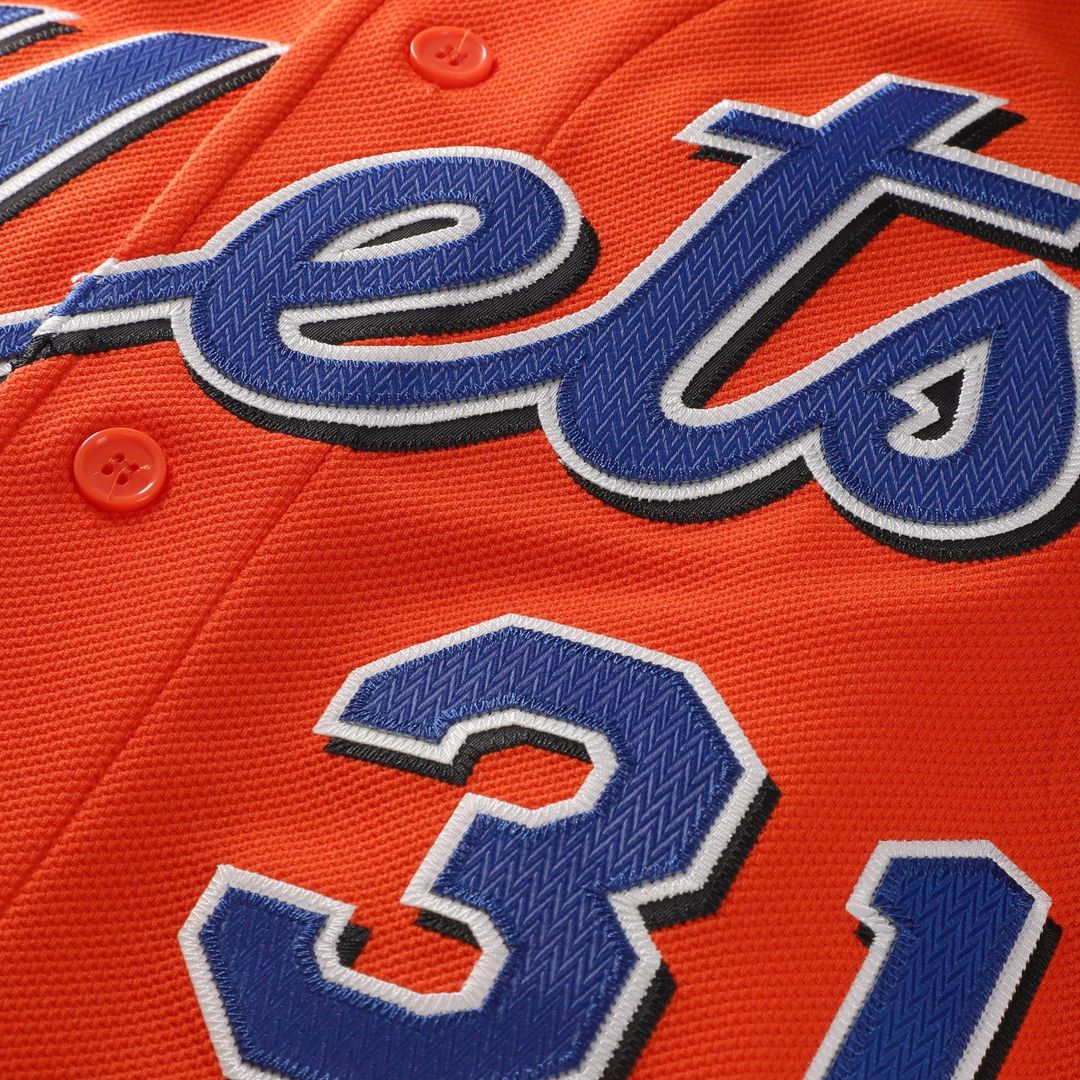New York Mets Mitchell & Ness Jersey Orange