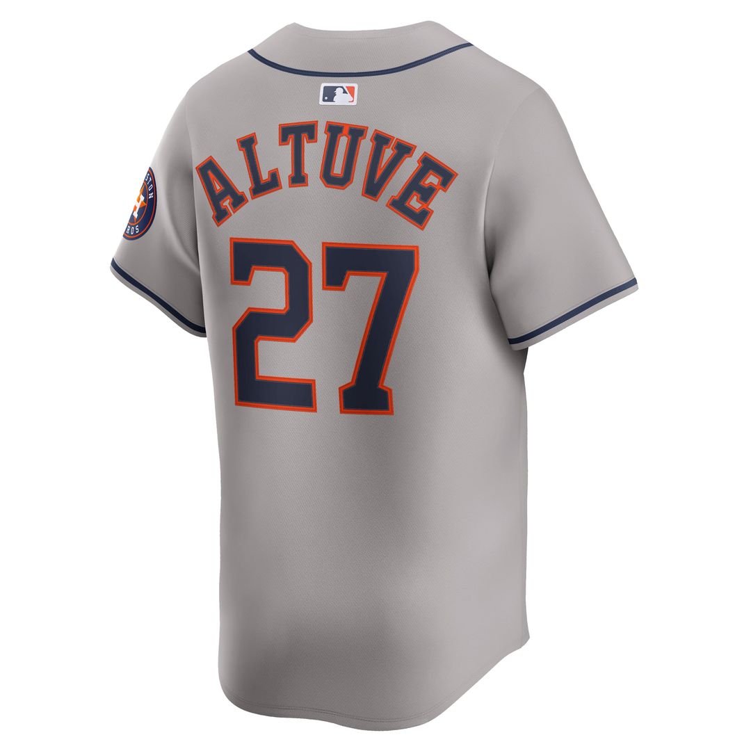 Houston Astros Nike Authentic Jersey Gray