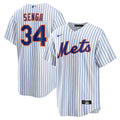 New York Mets Nike White Replica MLB baseball jersey