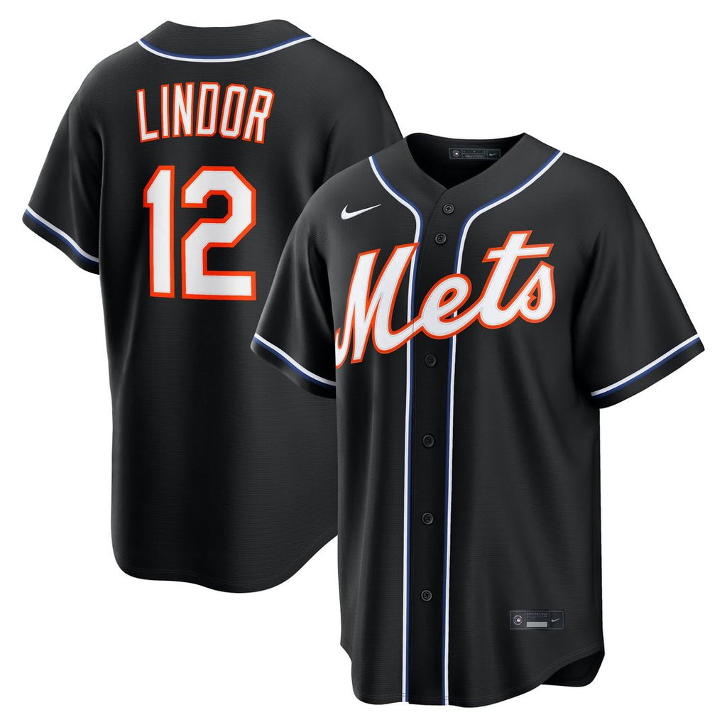 New York Mets Nike Black Replica MLB baseball jersey