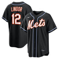 New York Mets Nike Black Replica MLB baseball jersey