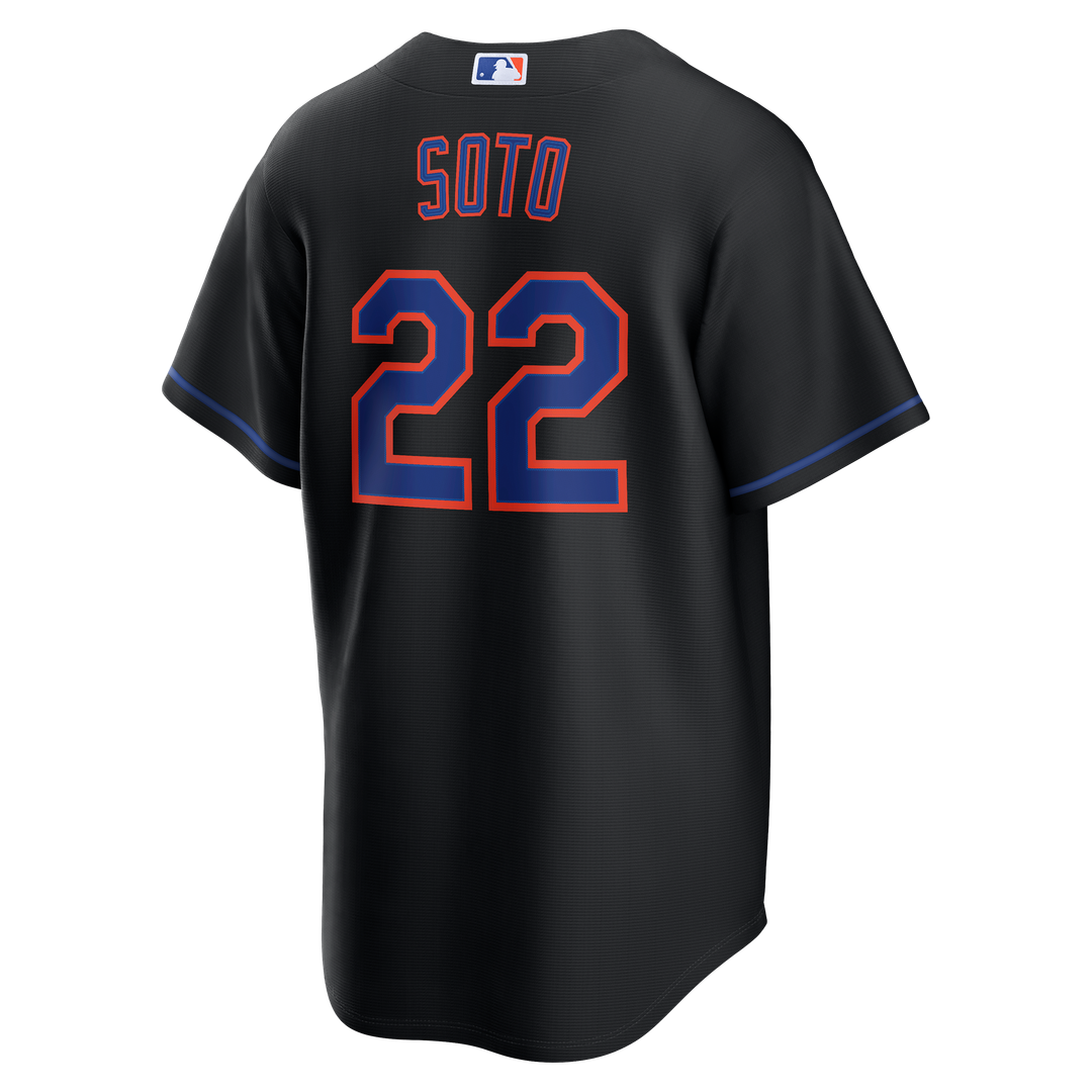 New York Mets Nike Replica Jersey Black