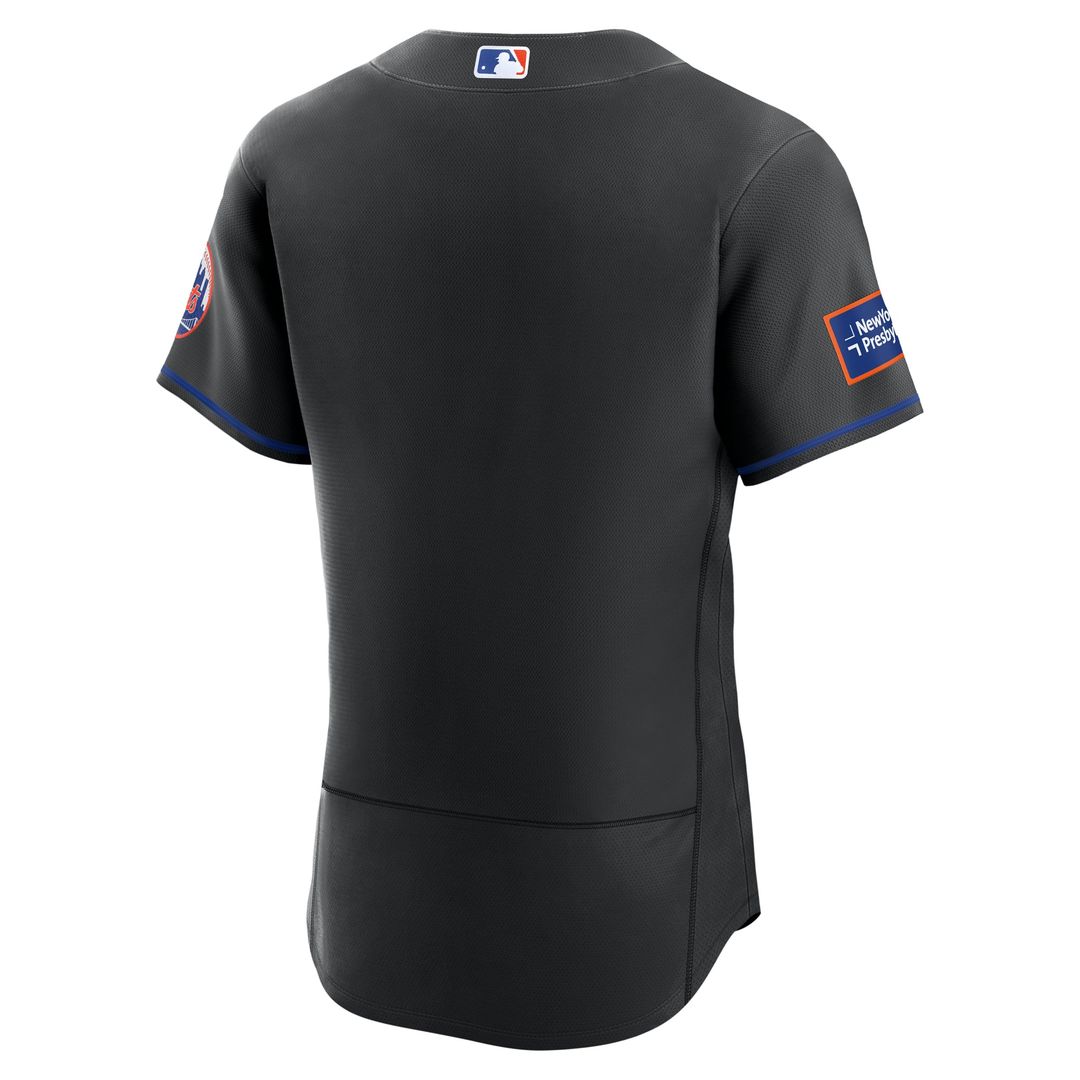 New York Mets Nike Authentic Jersey Black