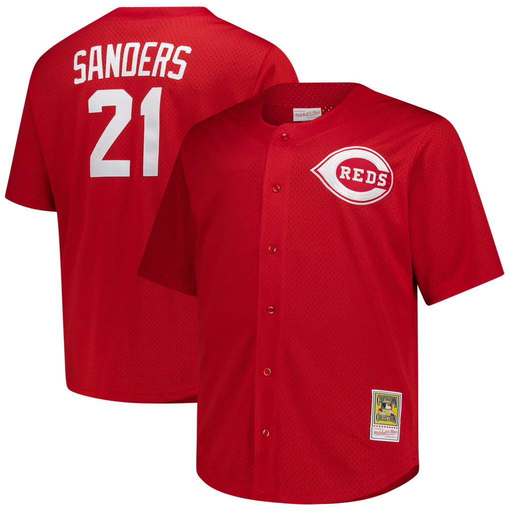 Cincinnati Reds Mitchell & Ness Red Authentic MLB baseball jersey