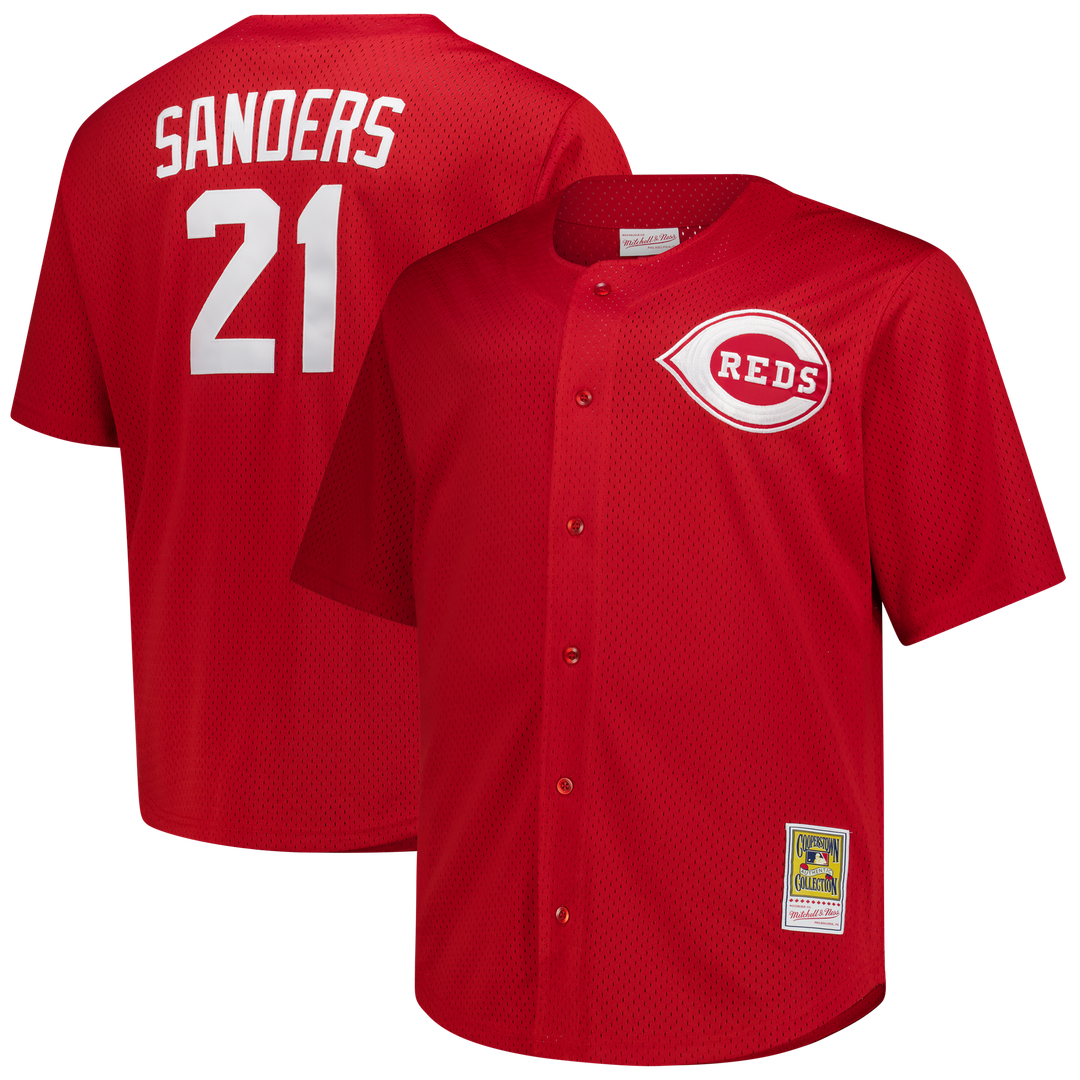Cincinnati Reds Mitchell & Ness Red Authentic MLB baseball jersey