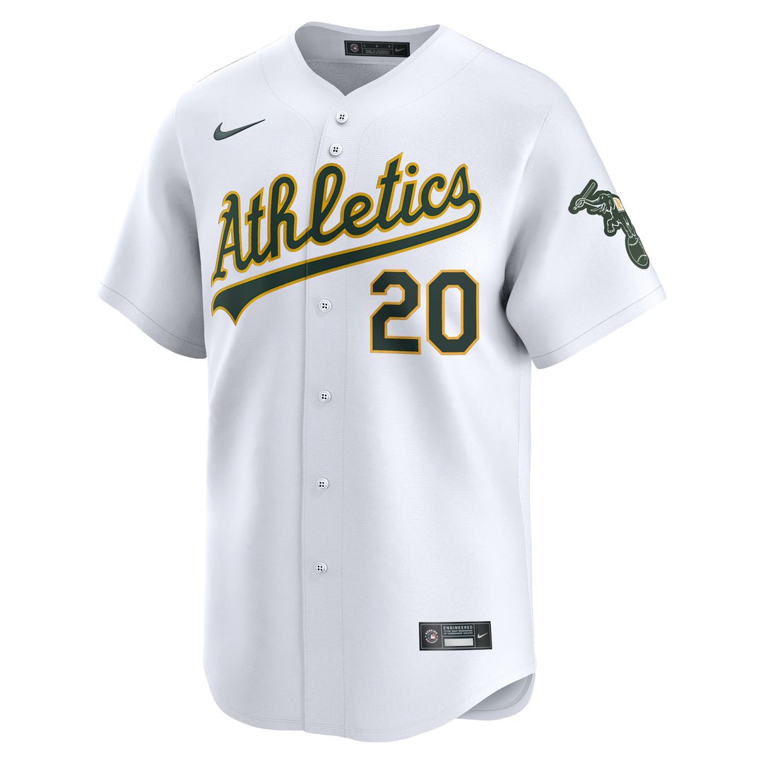 Athletics Nike Authentic Jersey White