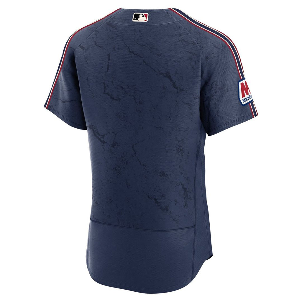 Cleveland Guardians Nike Authentic Jersey Navy