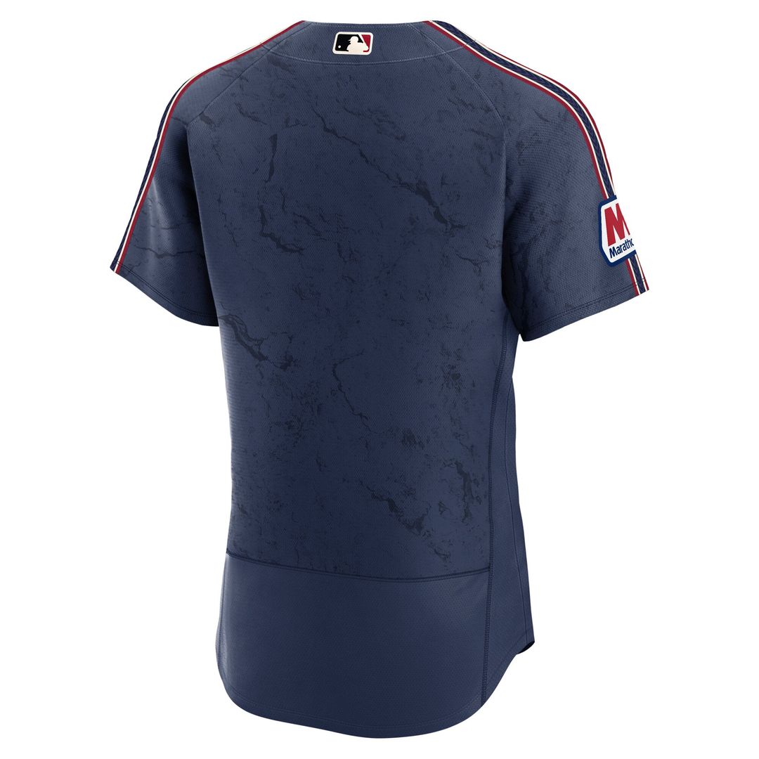 Cleveland Guardians Nike Authentic Jersey Navy