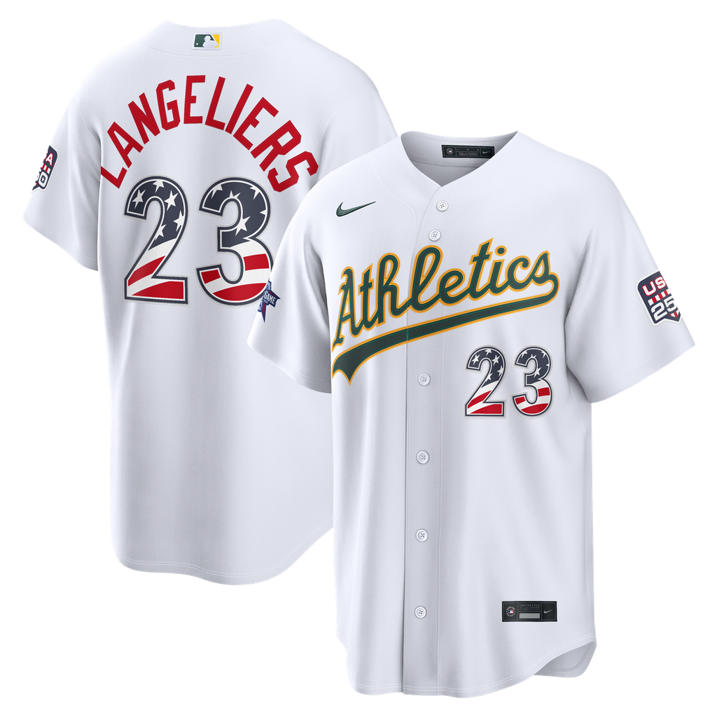 Athletics Nike White MLB baseball jersey