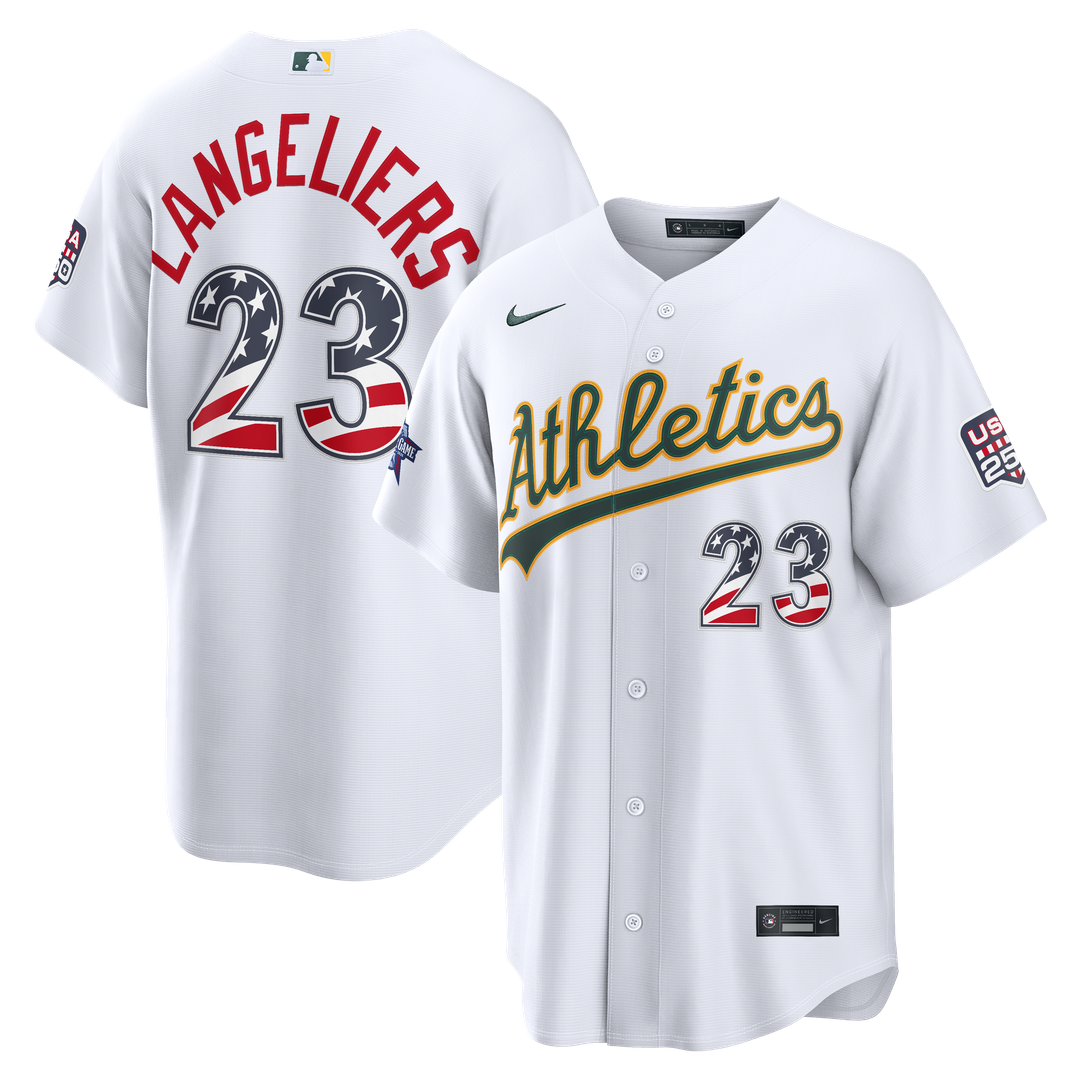 Athletics Nike White MLB baseball jersey