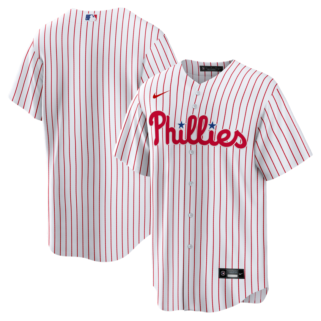 Philadelphia Phillies Nike White Replica MLB baseball jersey