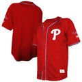 Philadelphia Phillies Stitches Red MLB baseball jersey