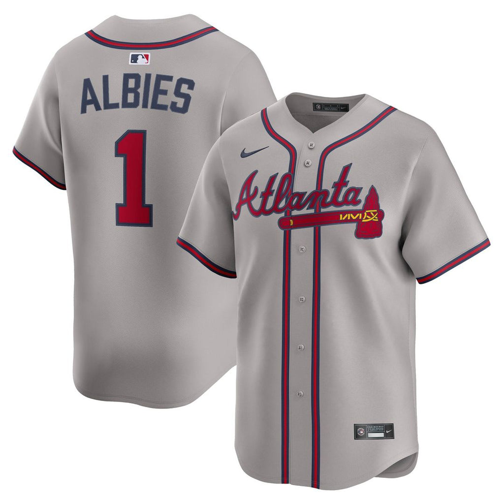 Atlanta Braves Nike Gray MLB baseball jersey