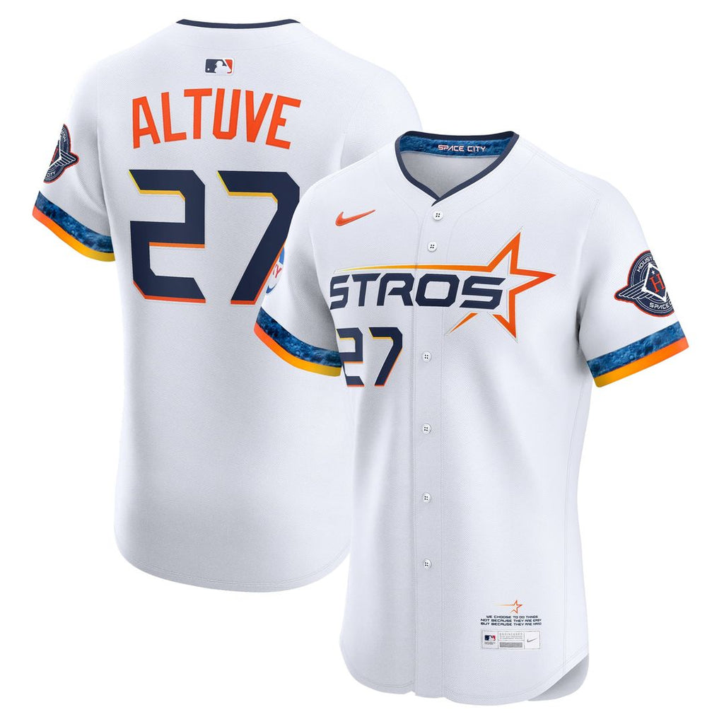 Houston Astros Nike White MLB baseball jersey