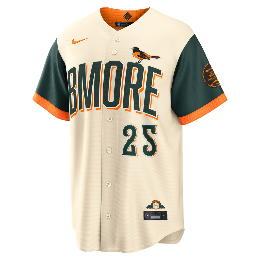 Baltimore Orioles Nike Jersey Cream