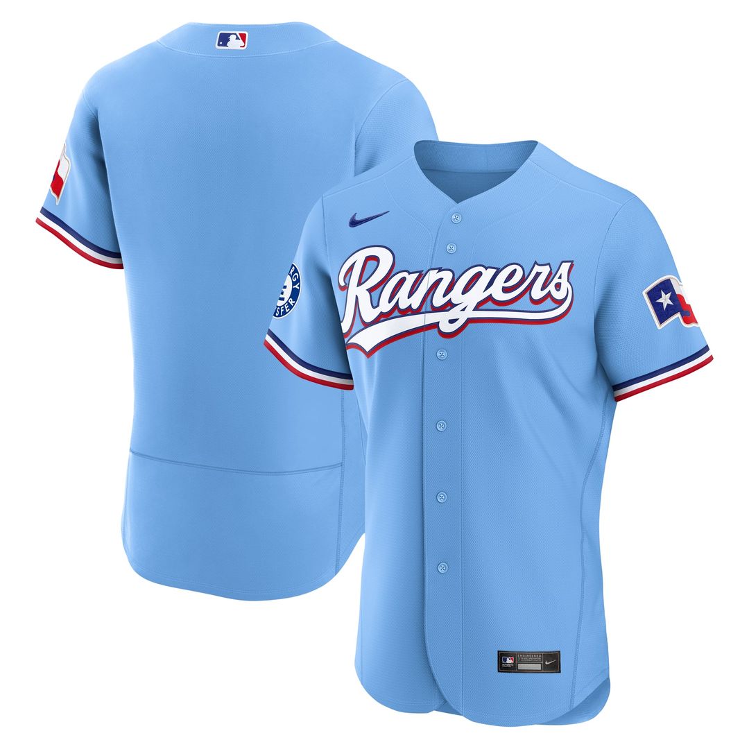 Texas Rangers Nike Authentic Jersey Blue
